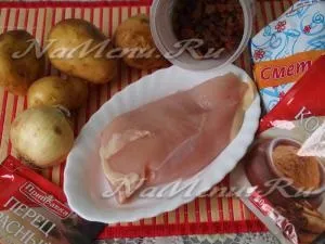 Курка з картоплею в пароварці (приготування курки картоплею) Курка з картоплею в пароварці