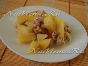 Курка з картоплею в пароварці (пароварці) Курка з картоплею в пароварці