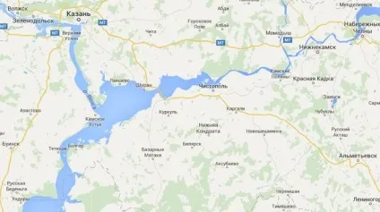 Куди впадає річка кама
