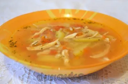 Курячий суп з перловкою - рецепт з покроковими фото