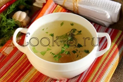 Курячий бульйон - покроковий рецепт з фото, перші страви (смачного курячого бульйону) Курячий бульйон - покроковий рецепт з фото, перші страви