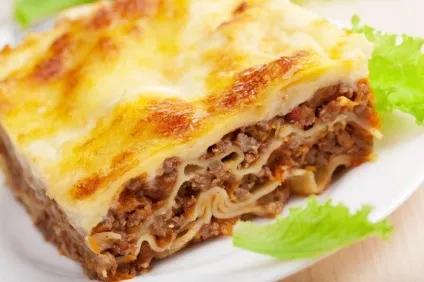 Лазанья з соусом бешамель, http