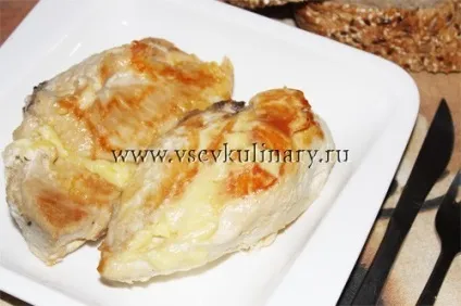 Курячі кишеньки з сиром з курячого філе