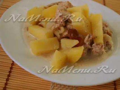 Курка з картоплею в пароварці (курки картоплею пароварці) Курка з картоплею в пароварці