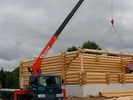 Перевезення зрубу будинку, лазні в москві і москвоской області (перевезення зрубів ціна) Перевезення зрубу будинку, лазні в москві і москвоской області