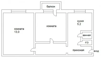 Перепланування хрущовок (квартири загальною площею) перепланування хрущовок