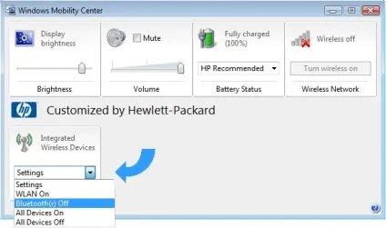 Пк hp - використання bluetooth-пристроїв (windows 7), служба підтримки hp® (підтримки) Пк hp - використання bluetooth-пристроїв (windows 7), служба підтримки hp®