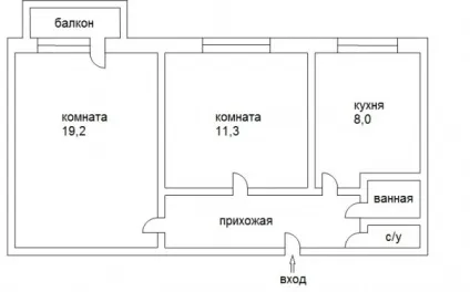 Перепланування хрущовок (планування квартири загальною) перепланування хрущовок
