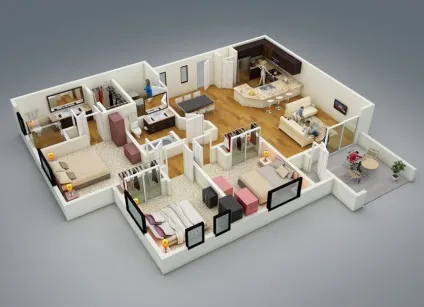 Планування кімнати - якою вона має бути 80 фото кращих ідей! (Розглянемо кілька варіантів) Планування кімнати - якою вона має бути 80 фото кращих ідей!