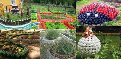 Падалка для саду з пластикових пляшок фото (саду) Падалка для саду з пластикових пляшок фото