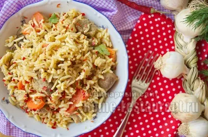 Плов зі свинини рецепт з фото крок за кроком в каструлі (рецепт) Плов зі свинини рецепт з фото крок за кроком в каструлі