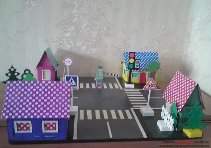 Виріб для макета дорожнього руху (правила дорожнього руху) Виріб для макета дорожнього руху