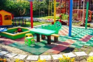 Покриття для дитячих майданчиків фото, огляди (майданчиків) Покриття для дитячих майданчиків фото, огляди