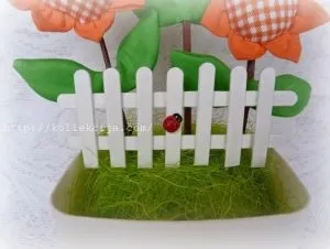 Соняшники з тканини