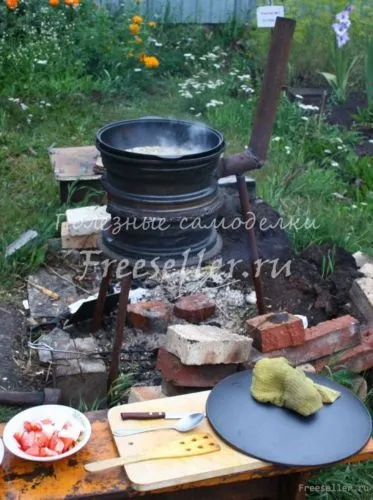 Підставка для казана - саморобки для дачі - саморобки для дачників (саморобки) Підставка для казана - саморобки для дачі - саморобки для дачників