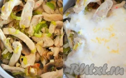Підлива з курячих грудок з грибами - рецепт з фото (грудок) Підлива з курячих грудок з грибами - рецепт з фото