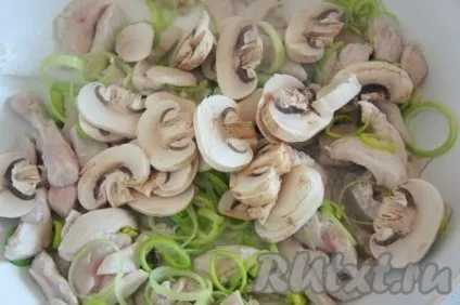 Підлива з курячих грудок з грибами - рецепт з фото (грибами) Підлива з курячих грудок з грибами - рецепт з фото