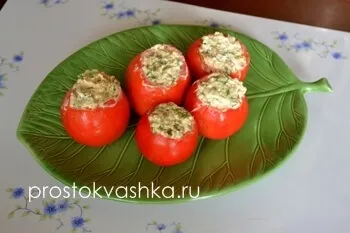 Помідори фаршировані баклажанами - простий рецепт з фото (баклажанами) Помідори фаршировані баклажанами - простий рецепт з фото