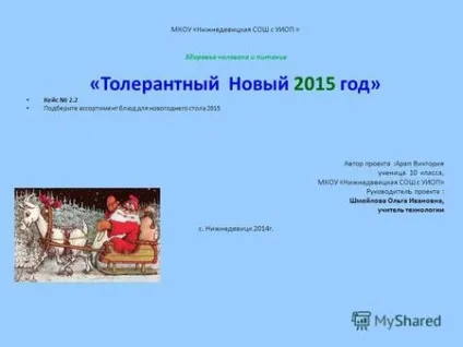 Презентації на тему - страви