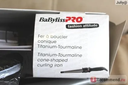 Професійна плойка babyliss pro конусоідальний з турмалівим покриттям 32-19 мм модель (плойка) Професійна плойка babyliss pro конусоідальний з турмалівим покриттям 32-19 мм модель