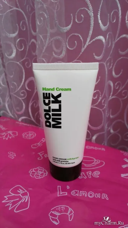 Приємний крем для рук від dolce milk - dolce milk hand cream milk and grape (приємний) Приємний крем для рук від dolce milk - dolce milk hand cream milk and grape