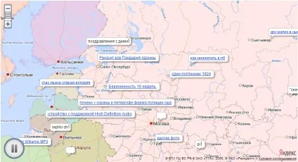 Прямий ефір пошукових запитів від Яндекс, keass