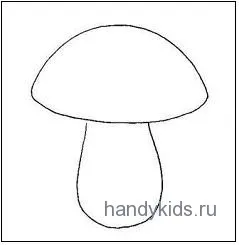 Розмальовки, домальовування і штрихування на тему гриби (штрихування) Розмальовки, домальовування і штрихування на тему гриби