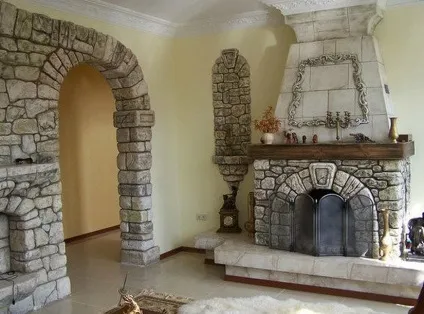 Різноманітна облицювання каміна своїми руками в заміському будинку (облицювання камін своїми руками заміський будинок) Різноманітна облицювання каміна своїми руками в заміському будинку