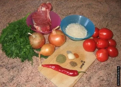 Рецепт супу харчо