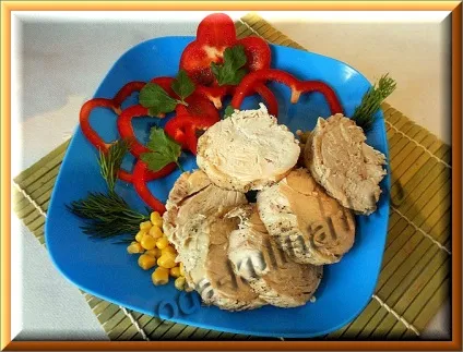 Рулет курячий відварний, ода кулінарії (курячий) Рулет курячий відварний, ода кулінарії