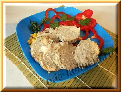 Рулет курячий відварний, ода кулінарії (курячий) Рулет курячий відварний, ода кулінарії