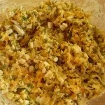 Салат з солоними огірками