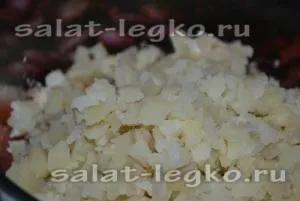 Салат з консервованої сайра, яйцем і огірком (сайра) Салат з консервованої сайра, яйцем і огірком