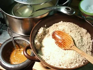 Сациві з курки - фото-рецепти покрокового приготування (крапель лимонного соку) Сациві з курки - фото-рецепти покрокового приготування