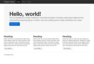 З чого почати - введення · twitter bootstrap російською