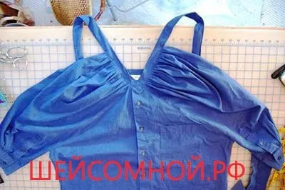 Сарафан і туніка з чоловічої сорочки - ший зі мною (туніка) Сарафан і туніка з чоловічої сорочки - ший зі мною