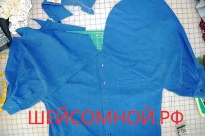 Сарафан і туніка з чоловічої сорочки - ший зі мною (туніка) Сарафан і туніка з чоловічої сорочки - ший зі мною