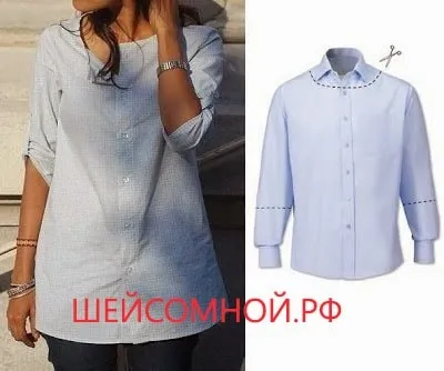 Сарафан і туніка з чоловічої сорочки - ший зі мною (сарафан) Сарафан і туніка з чоловічої сорочки - ший зі мною