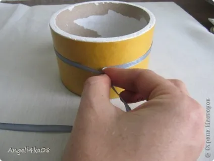 Шкатулка своїми руками з бобіни від скотчу (шкатулка) Шкатулка своїми руками з бобіни від скотча