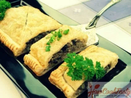Штрудель з куркою і грибами 1