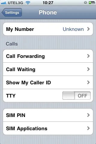 Sim applications або чи можна послати ussd-запит з ipad 3g