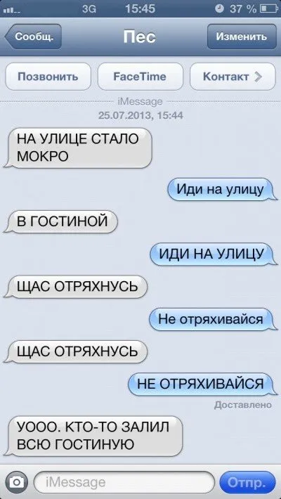 Sms-листування з собакою (47 фото) (користувачів) Sms-листування з собакою (47 фото)
