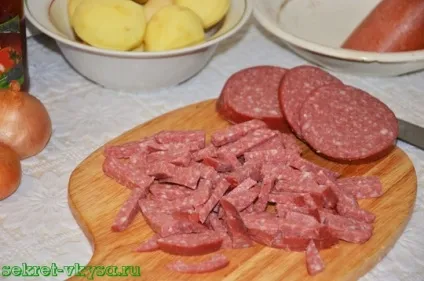 Солянка з картоплею, солянка м'ясна з картоплею