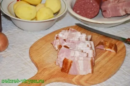 Солянка з картоплею, солянка м'ясна з картоплею