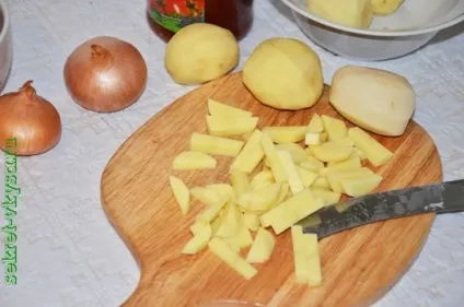 Солянка з картоплею, солянка м'ясна з картоплею