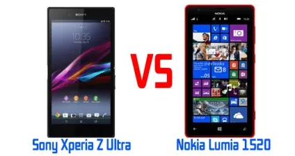 Порівняння nokia lumia 1520 vs sony xperia z ultra - огляд смартфонів (nokia) Порівняння nokia lumia 1520 vs sony xperia z ultra - огляд смартфонів
