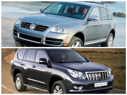 Порівняння volkswagen touareg і toyota land cruiser prado (touareg) Порівняння volkswagen touareg і toyota land cruiser prado