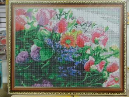 Spbkartina - статті - алмазна мозаїка (вишивка), картини з страз що це