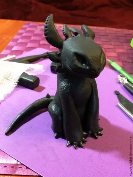 Створення статуетки «нічна фурія» - ярмарок майстрів - ручна робота, handmade (фимо) Створення статуетки «нічна фурія» - ярмарок майстрів - ручна робота, handmade