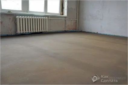 Стяжка під ламінат своїми руками, будуємо будинок самі